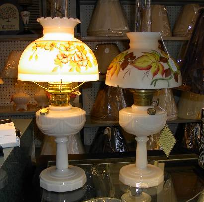 Vintage Aladdin Lincoln Drape Oil Lamps