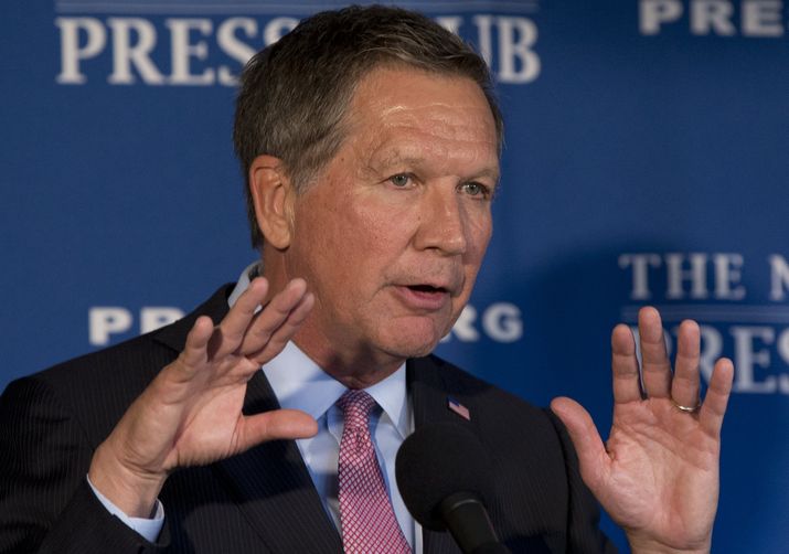 Carolyn Kaster 
Republican presidential candidate Ohio Gov. John Kasich. CAROLYN KASTNER  ASSOCIATED PRESS