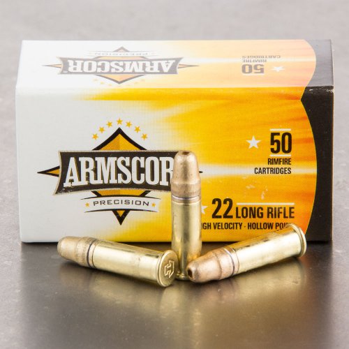 500rds - 22LR Armscor 36gr. High Velocity Hollow Point Ammo