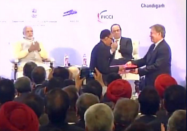 French president in India to strengthen strategic ties