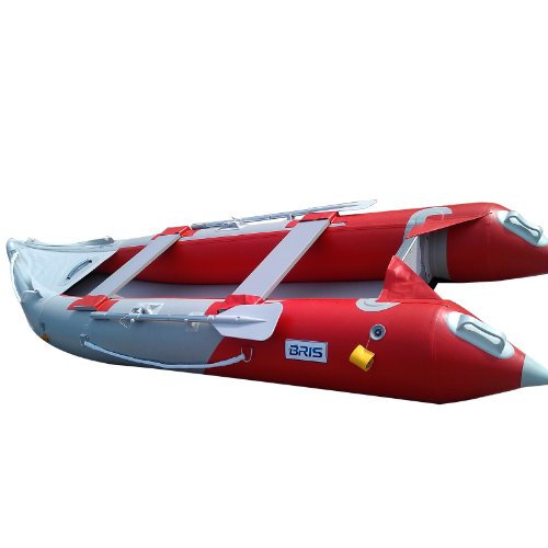 12 FT INFLATABLE KAYAK BOAT FISHING TENDER POONTON BOAT WITH AIR DECK FLOOR