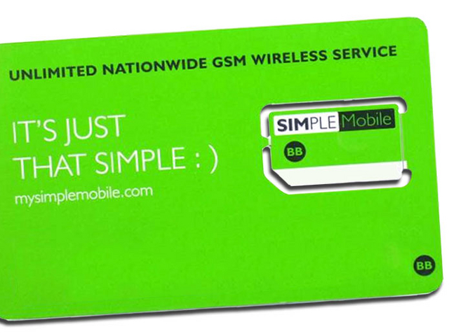 New SIM card for travellers to USA: $80 for unlimited talk/text, data