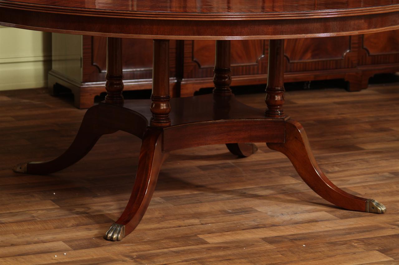 Antique Round Dining Table 72