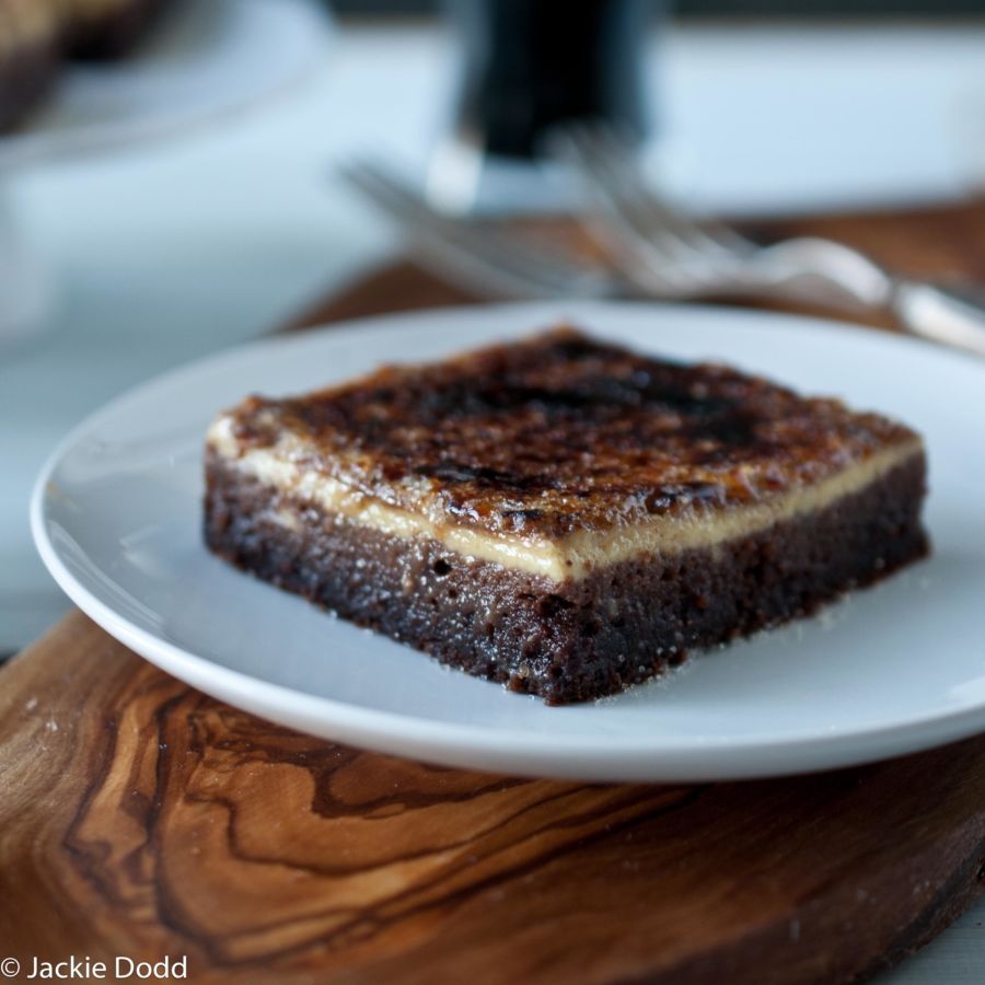 Creme Brulee Topped Chocolate Stout Brownies & Some Big News