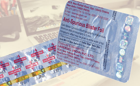 Holographic Aluminium Foil