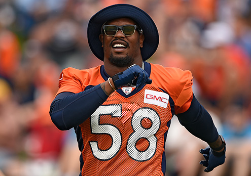 Denver Broncos training camp at Dove Valley